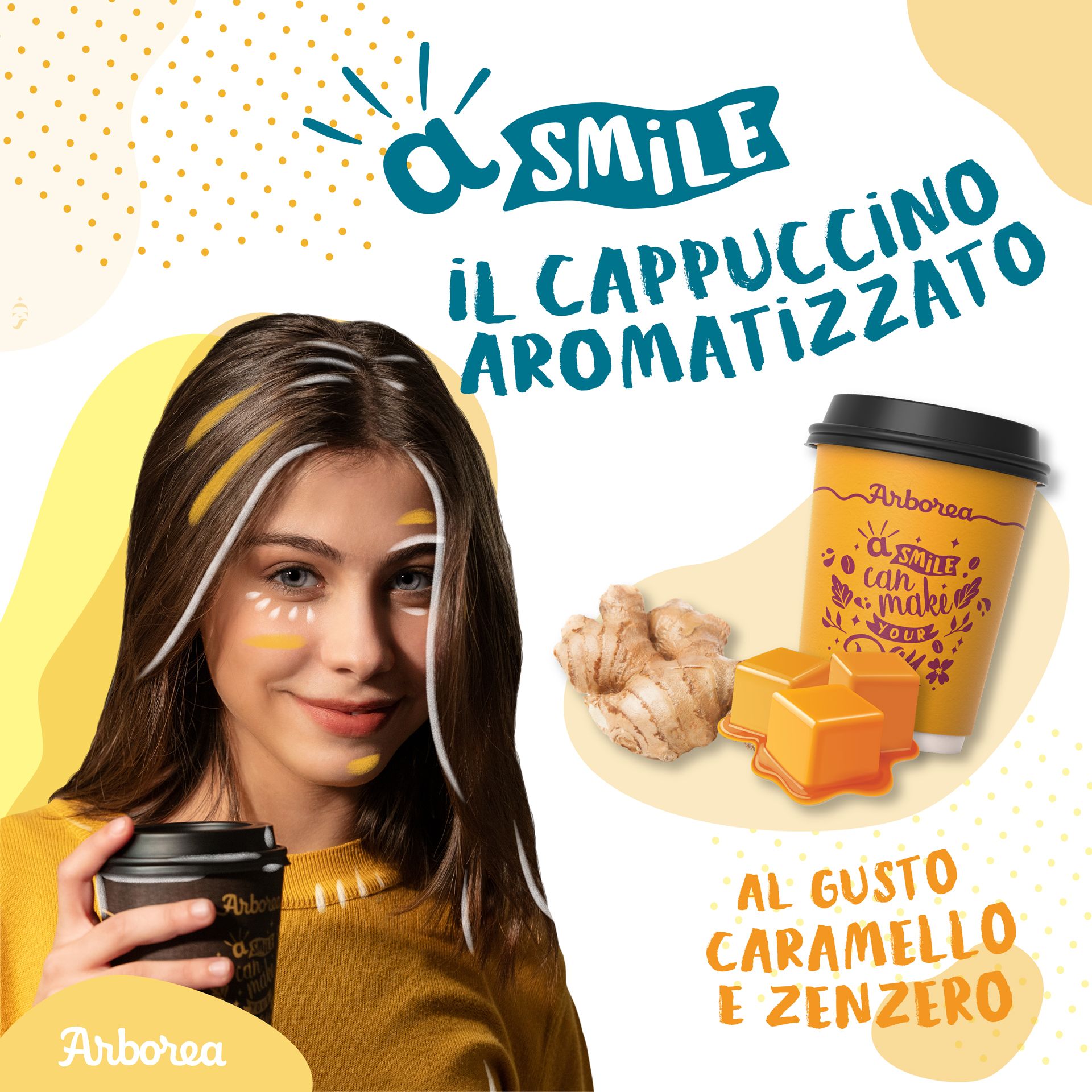 A-SMILE ARBOREA CARAMELLO E ZENZERO