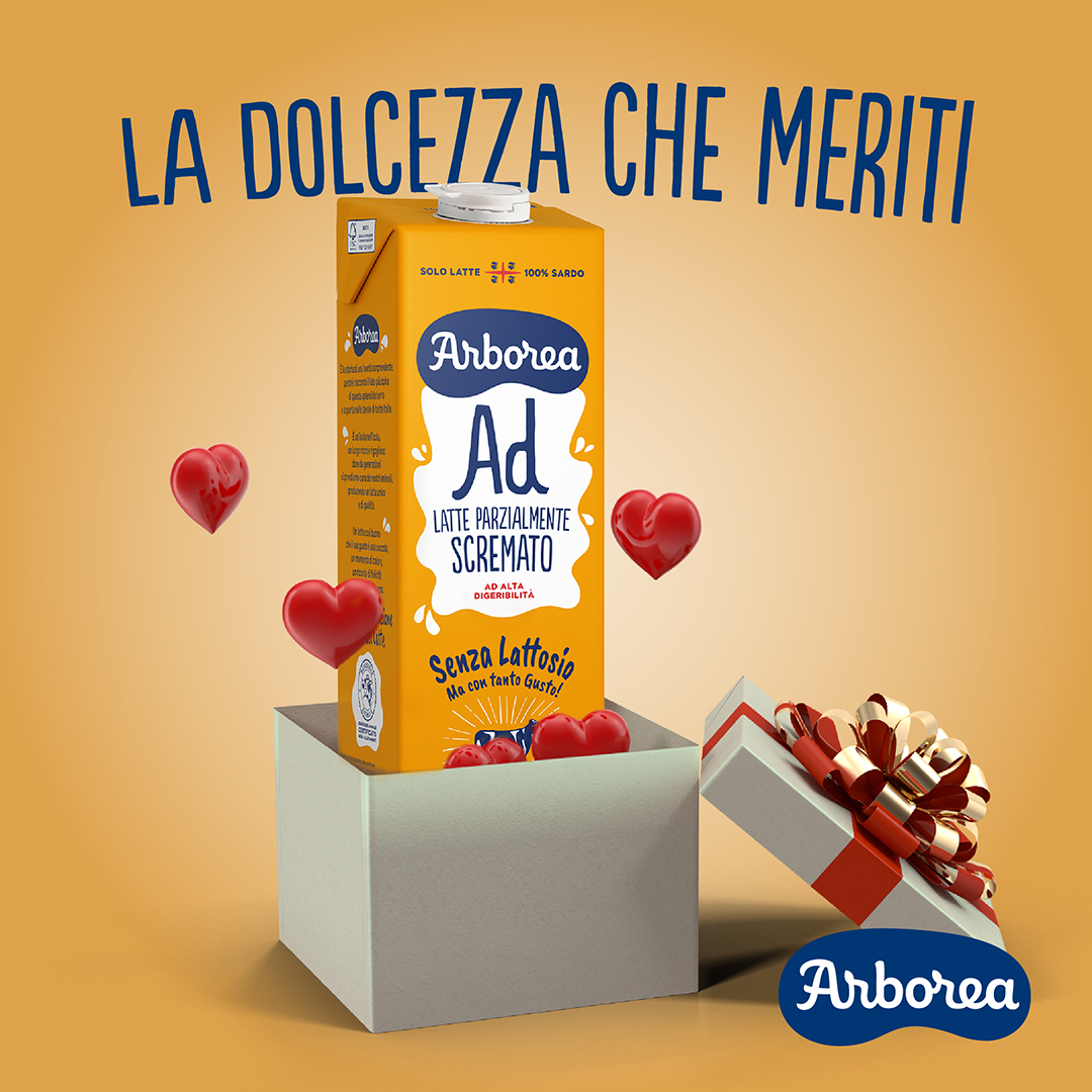 Arborea latte parzialmente scremato