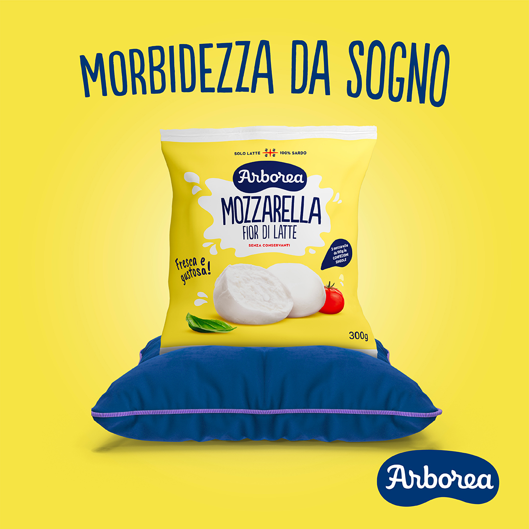 Arborea mozzarella fior di latte - Visual by SEDPLUS