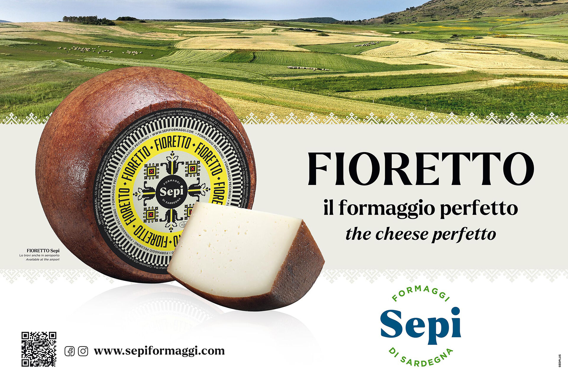 Sepi formaggi restyling etichetta Fioretto by SEDPLUS Agenzia creativa
