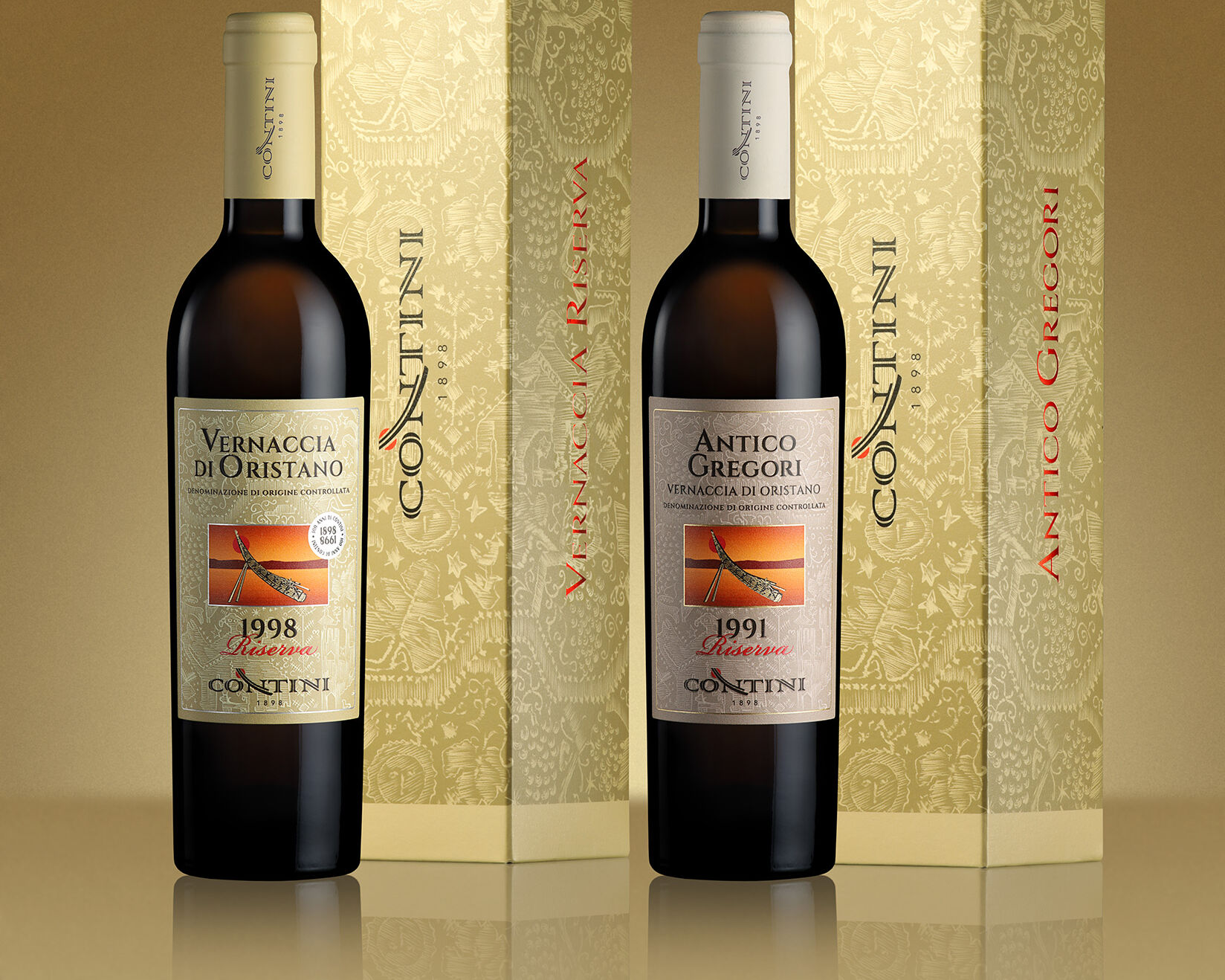 Contini 1898 Vernaccia di Oristano Riserva + Antico Gregori by SEDPLUS